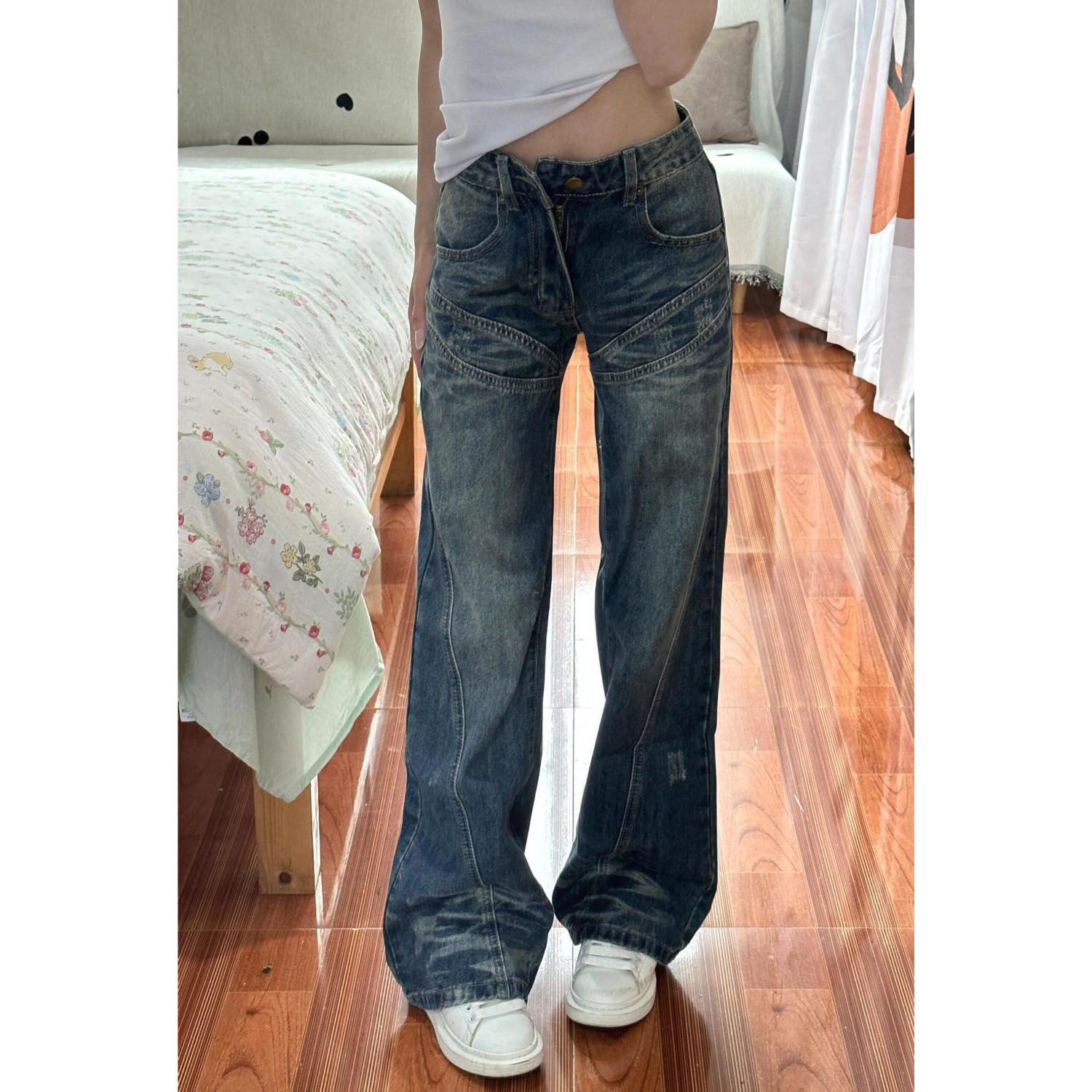 Japanese Street Fashion Female - Girls Jeans Japanese Vintage Clothes Palazzo
