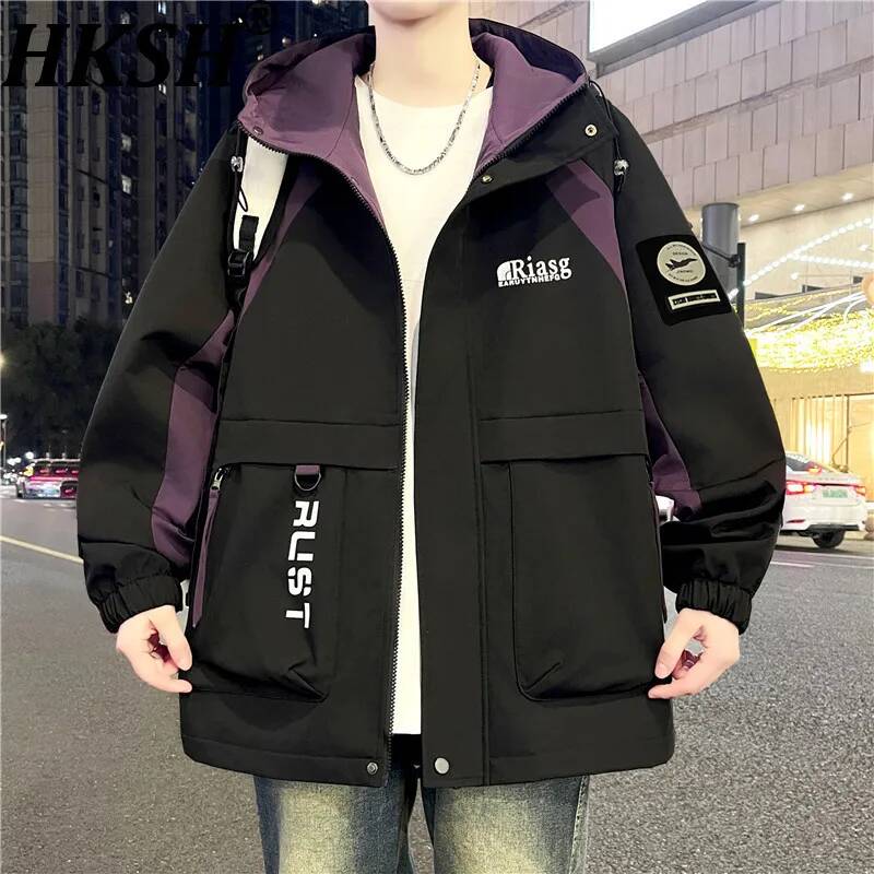 Street Fashion Taiwan - HKSH Spring Autumn New Chic Ins