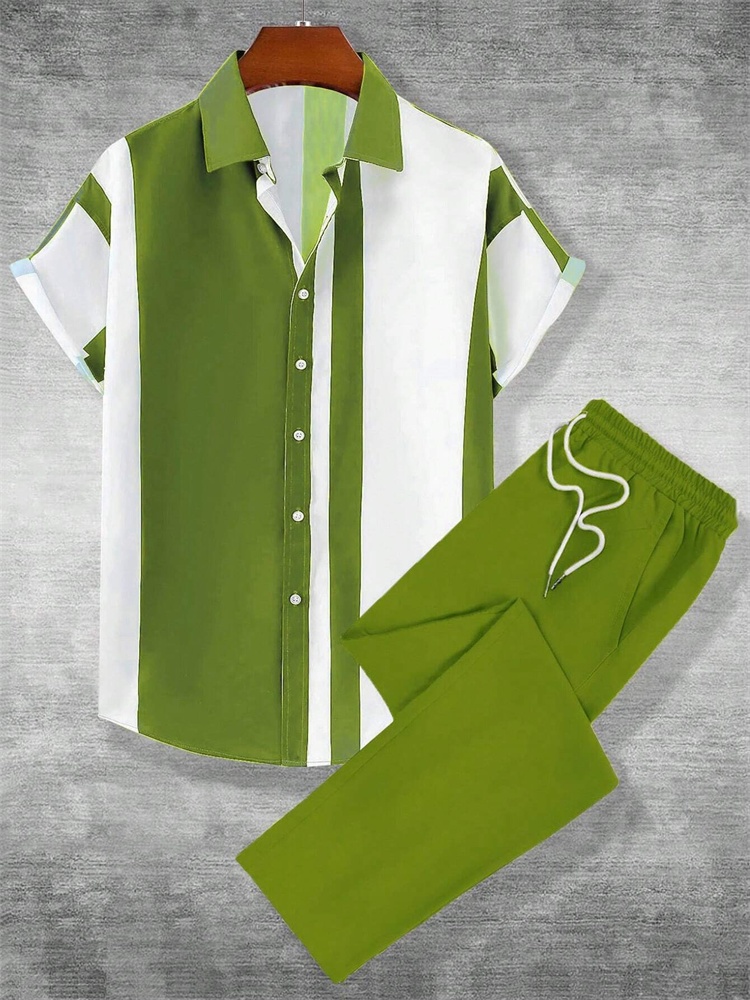 Street Fashion Trends 2025 - 2025 Autumn Simple Striped 3D Printed