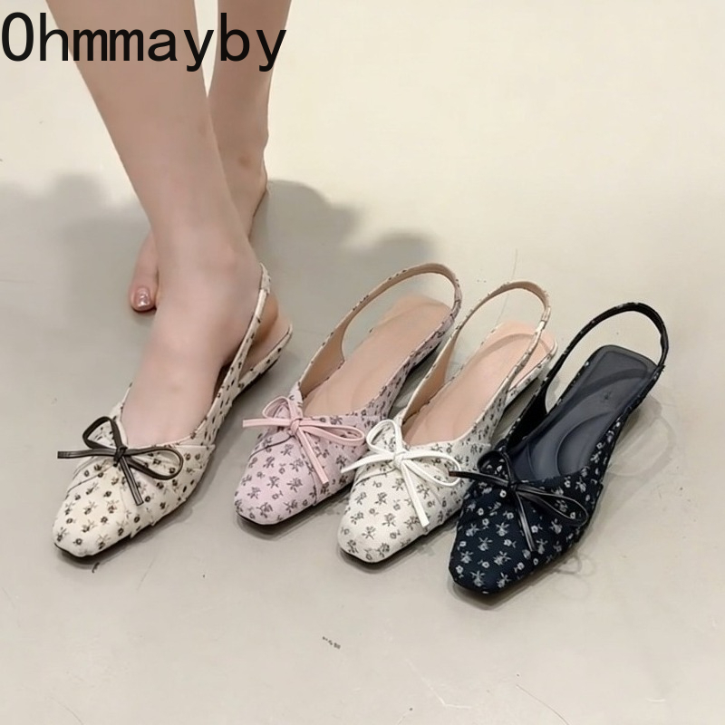Street Fashion Dress - Summer Polka Dot Butterfly-knot Women Sandals