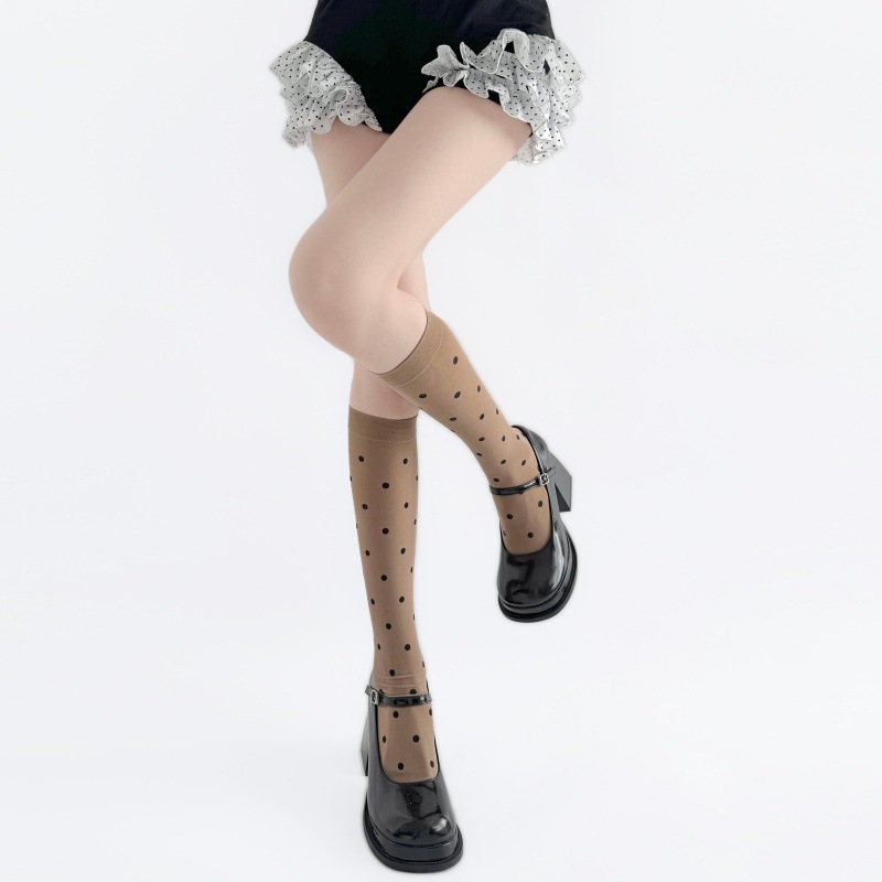 Spring Autumn Ultra Thin Polka - огляд і ціна Japanese Street Fashion Female
