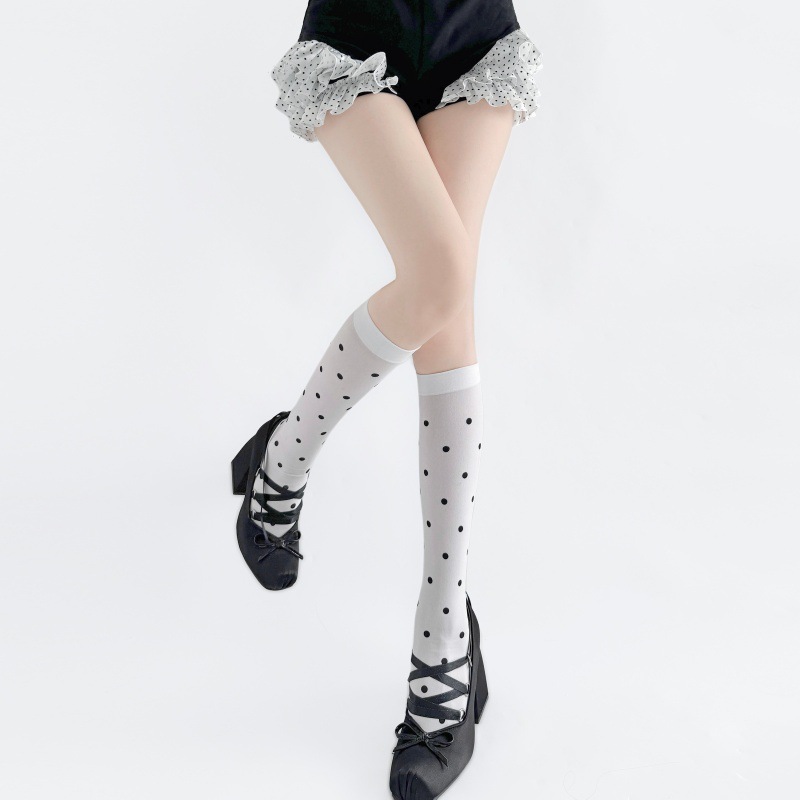 Spring Autumn Ultra Thin Polka - огляд і ціна Japanese Street Fashion Female