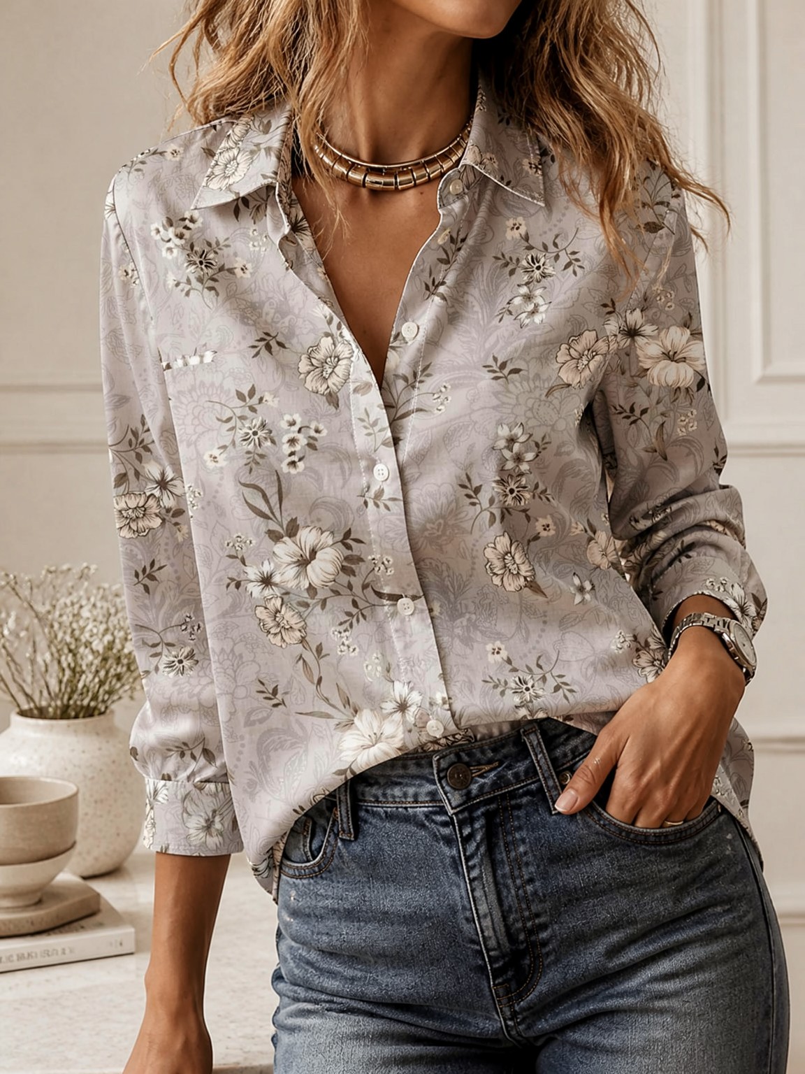 2026Women Turn Down Collar Lon - огляд і ціна Fashion Streetwear