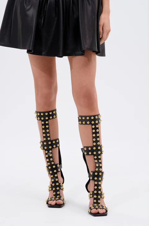 Women's Black Gladiator Sandal - огляд і ціна Street Fashion Dress