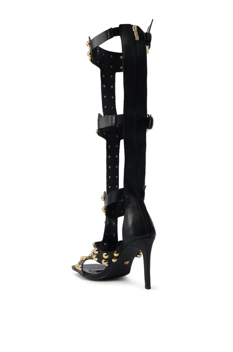 Women's Black Gladiator Sandal - огляд і ціна Street Fashion Dress