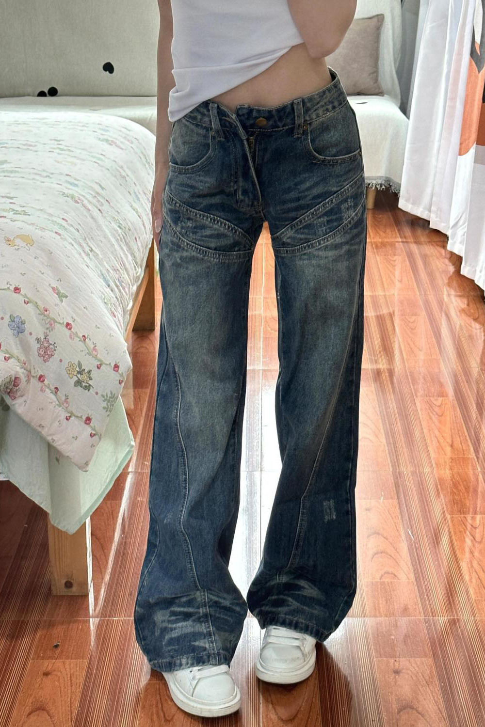 Girls Jeans Japanese Vintage C - огляд і ціна Japanese Street Fashion Female