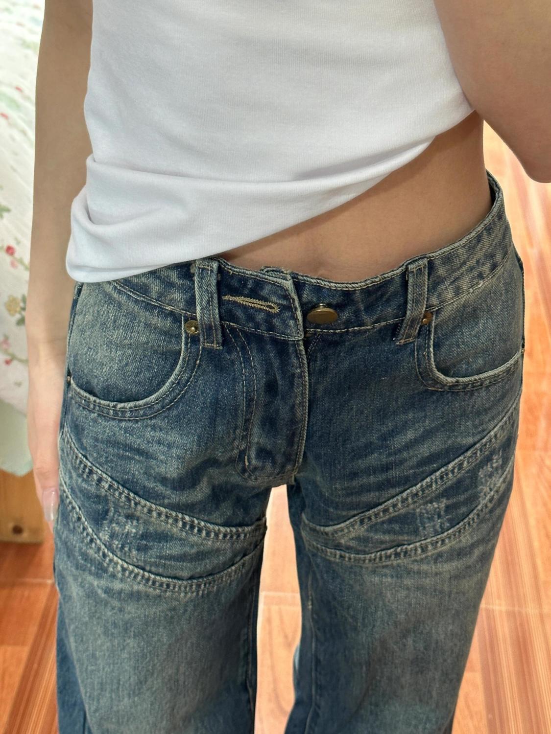Girls Jeans Japanese Vintage C - огляд і ціна Japanese Street Fashion Female