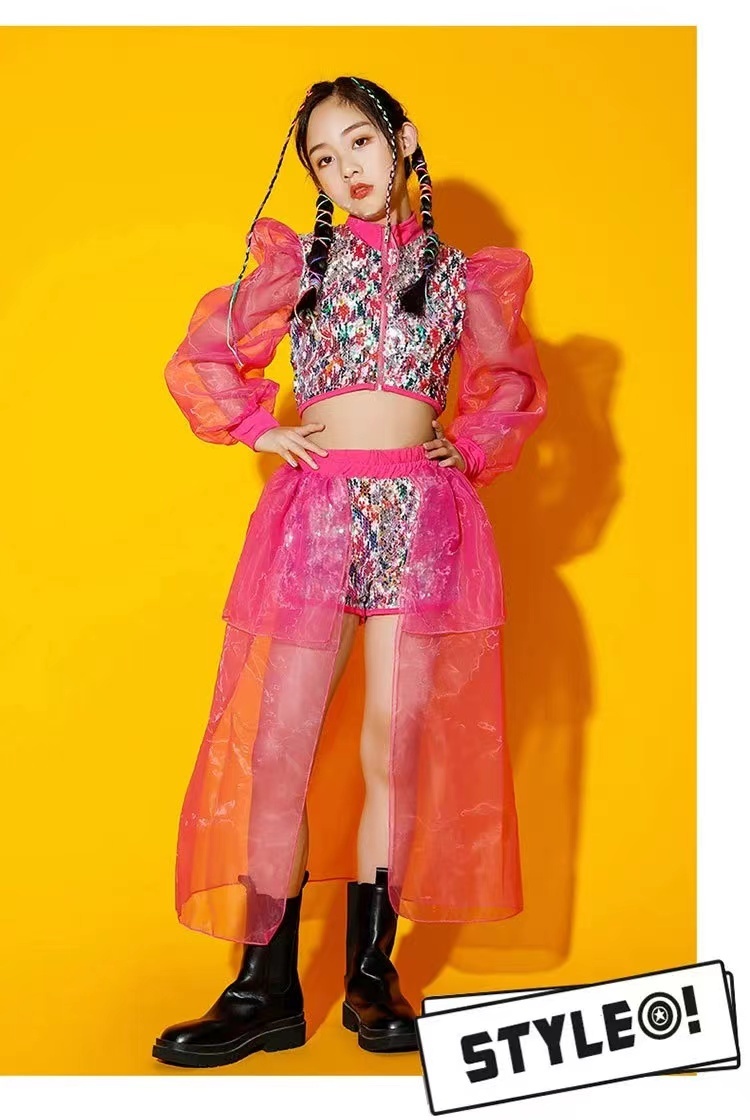 Girls' Jazz Dance Costume Sequ - огляд і ціна Street Fashion Online