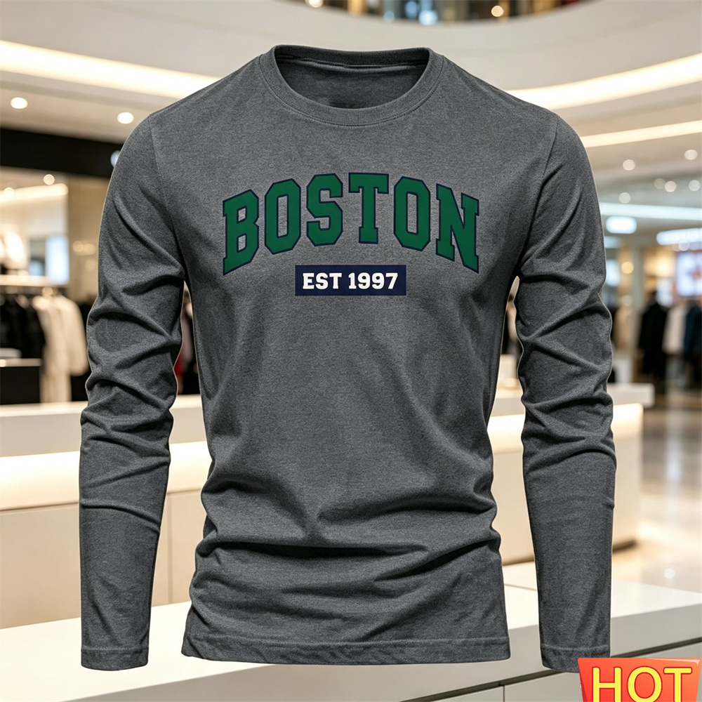 Autumn Summer Men's long sleev - огляд і ціна Fashion Streetwear