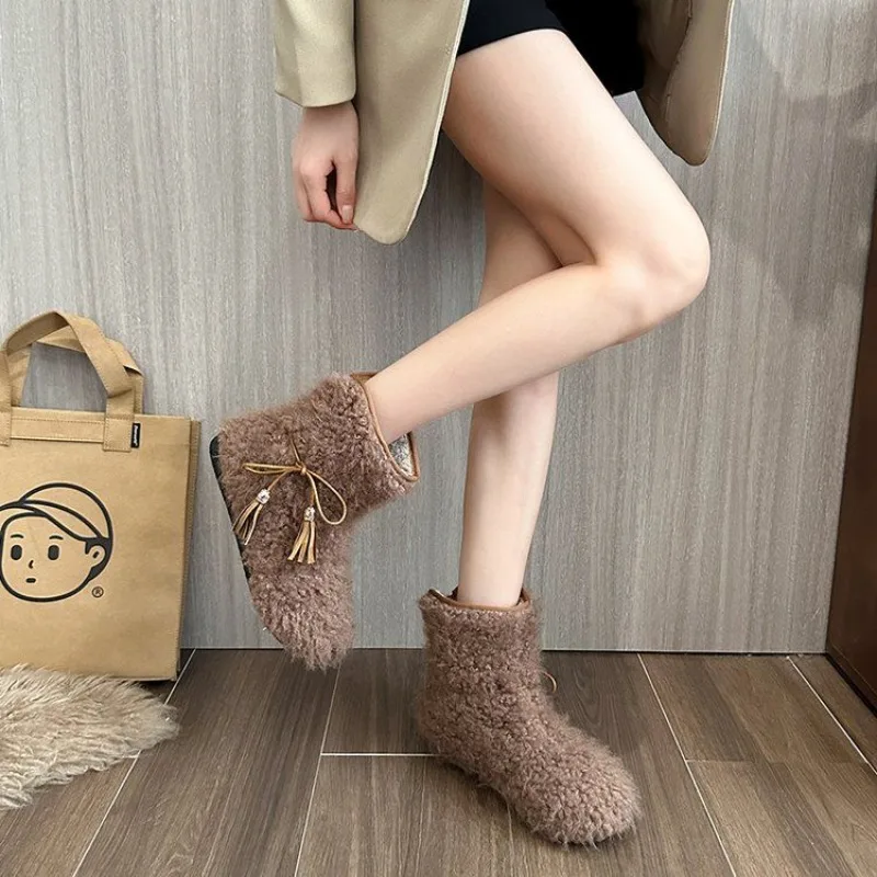 Solid Color Fleece-Lined White - огляд і ціна Street Fashion Online