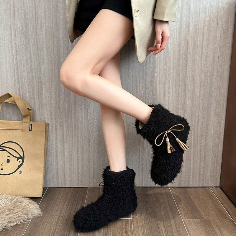Solid Color Fleece-Lined White - огляд і ціна Street Fashion Online
