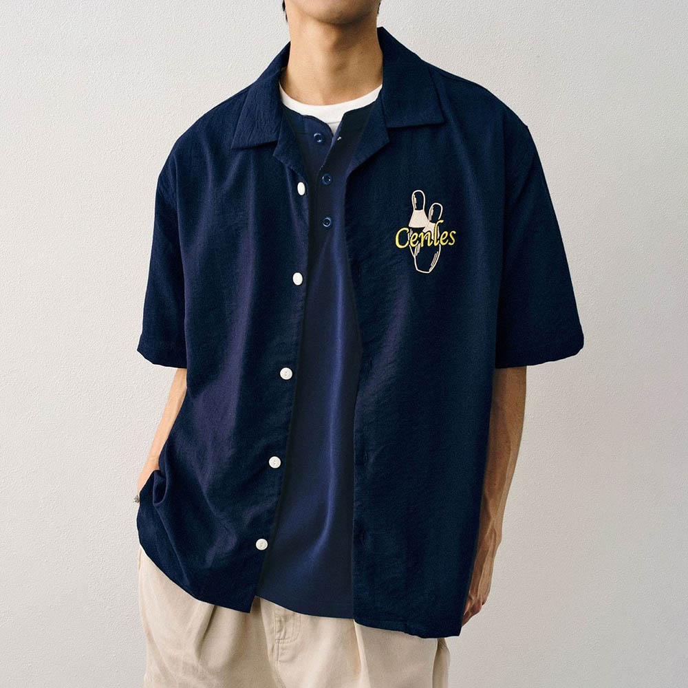 Men's Embroidered Short-Sleeve - огляд і ціна Street Fashion Trends 2025
