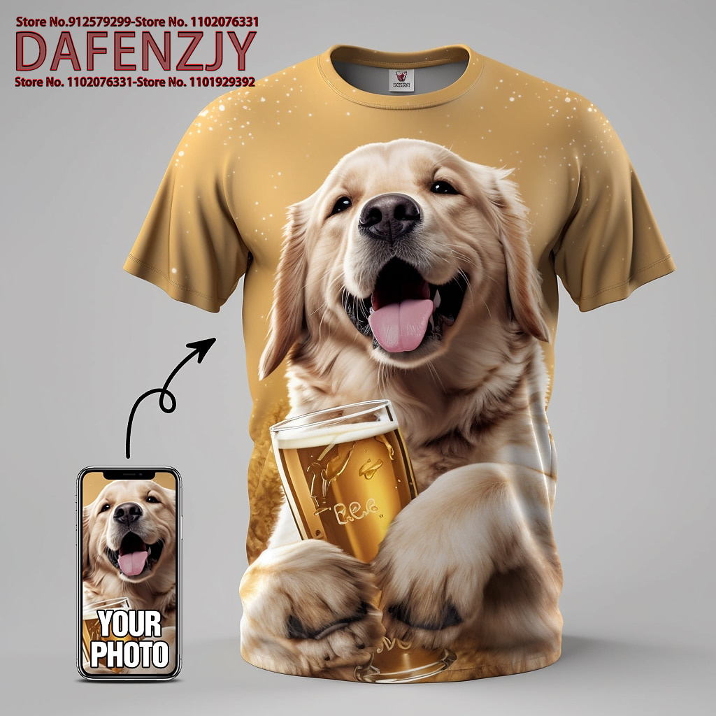 Custom Funny Pet Photo 3D All  - огляд і ціна Street Fashion Harajuku