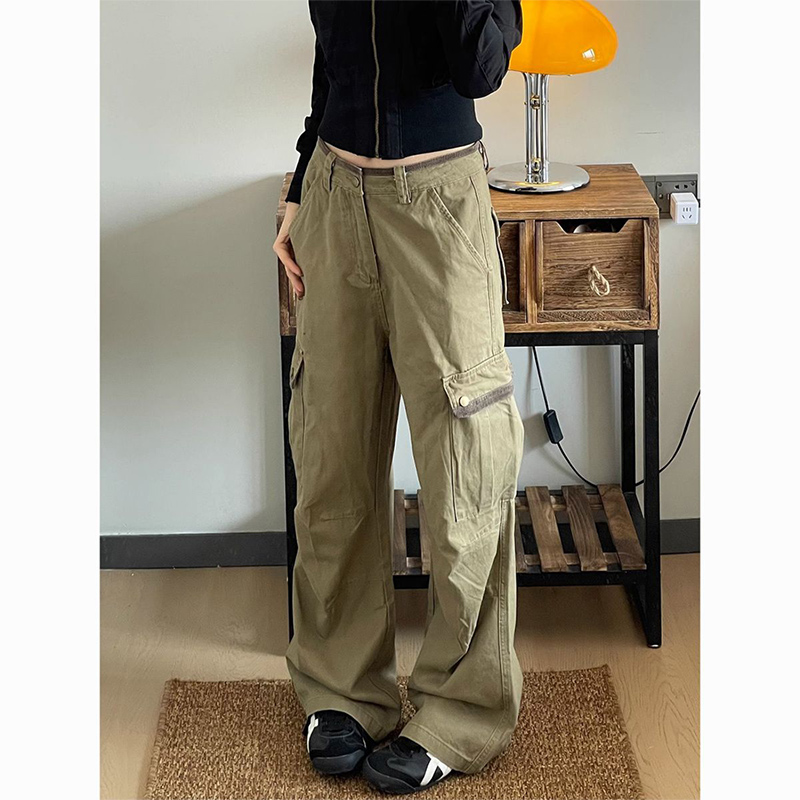 New Baggy Khaki Cargo Pants Wo - огляд і ціна Japanese Street Fashion Female