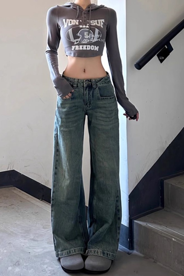 Brown Jeans Harajuku Y2K Kawai - огляд і ціна Japanese Street Fashion Female