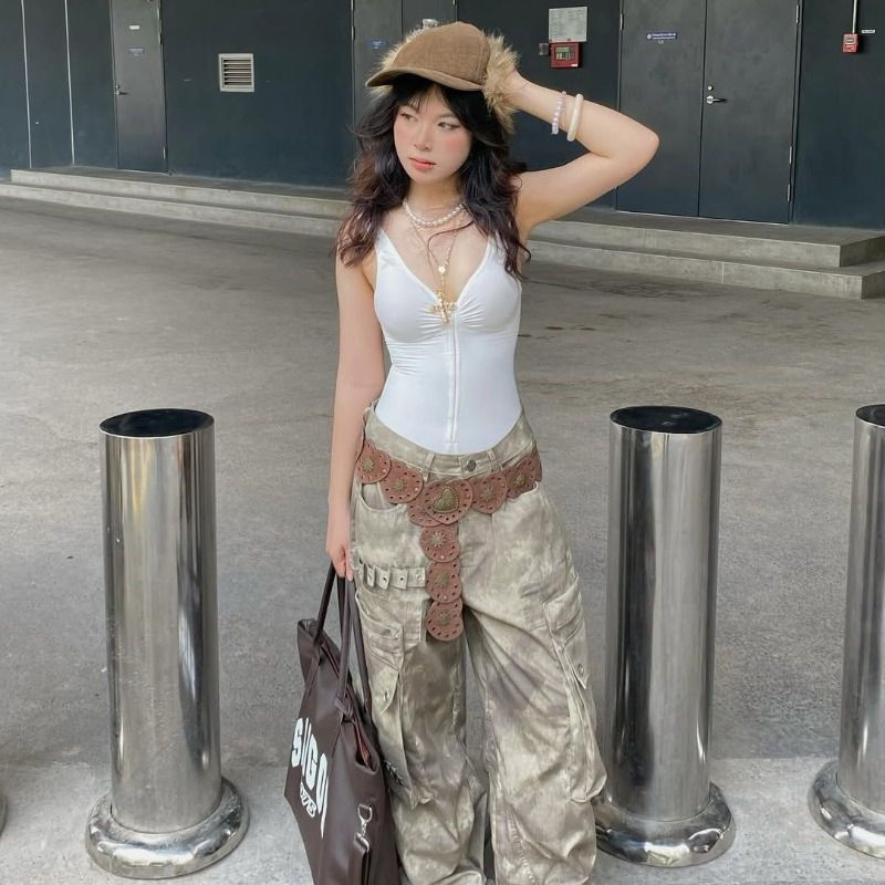 Ezgaga Bodysuits Women Sexy V  - огляд і ціна Street Fashion Harajuku