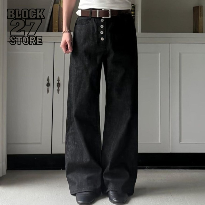 Mens Jeans Harajuku Summer Let - огляд і ціна Street Fashion Graffiti
