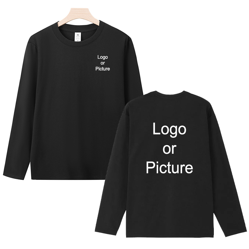 Customized Cotton Long Sleeve  - огляд і ціна Fashion Streetwear