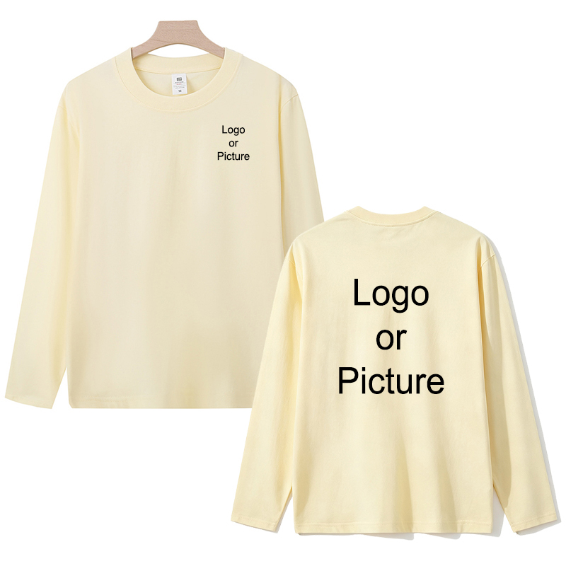 Customized Cotton Long Sleeve  - огляд і ціна Fashion Streetwear