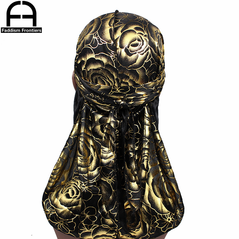 Custom Men's Print Silky Durag - огляд і ціна Street Fashion Hats