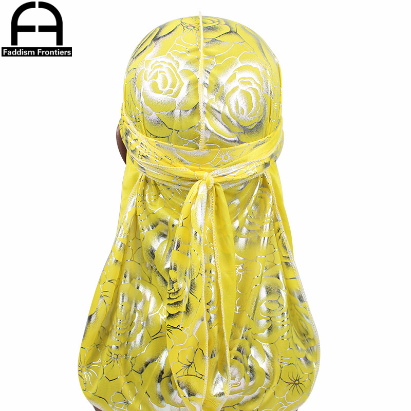 Custom Men's Print Silky Durag - огляд і ціна Street Fashion Hats