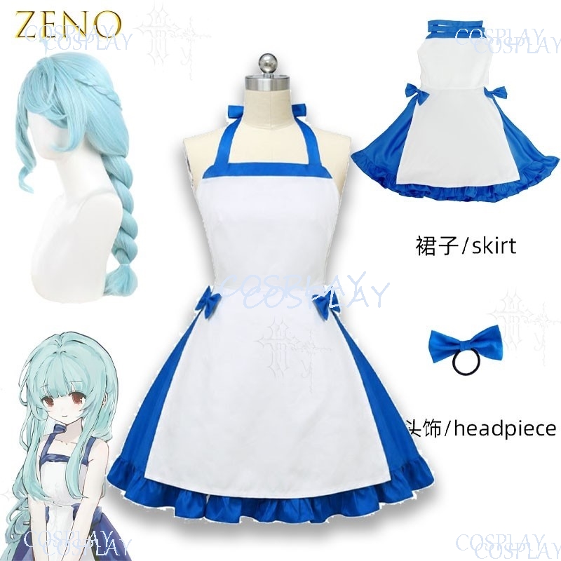 Blue Halloween Full Cosplay Ou - огляд і ціна Japanese Street Fashion Female